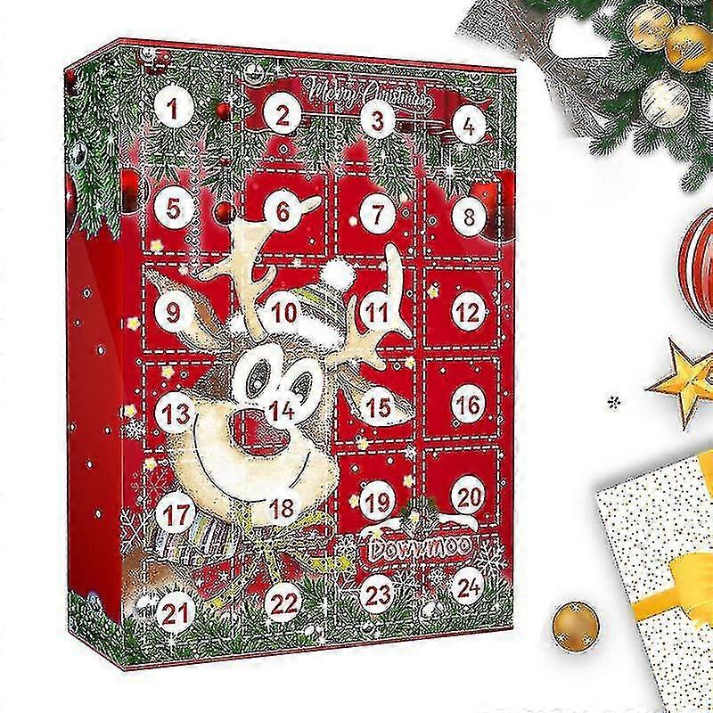 Christmas Advent Calendar 24 Days Countdown Toy Surprise Accessories For - xinxx