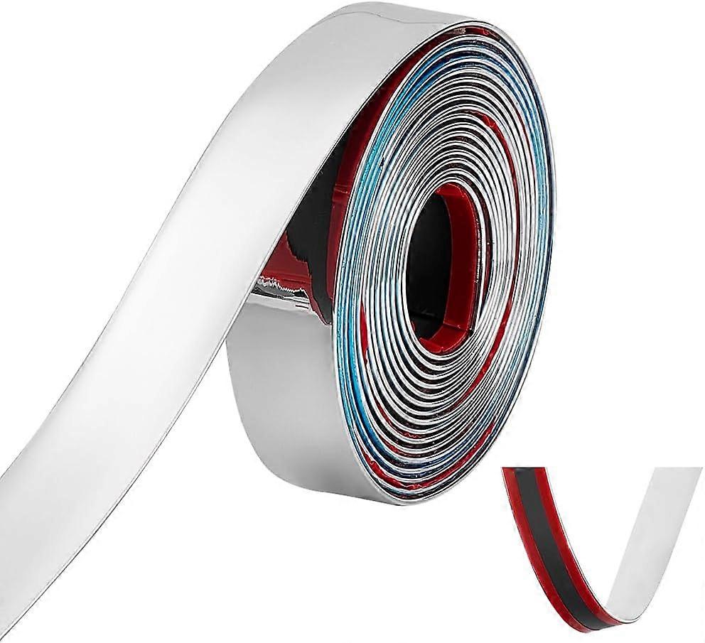 16.4FT PVC Stick Wall Trim Flexible Moulding Trim Self Adhesive Tile Edging Trim Ceiling Molding Peel and Stick for Wall Corner Guard Edge Protector W