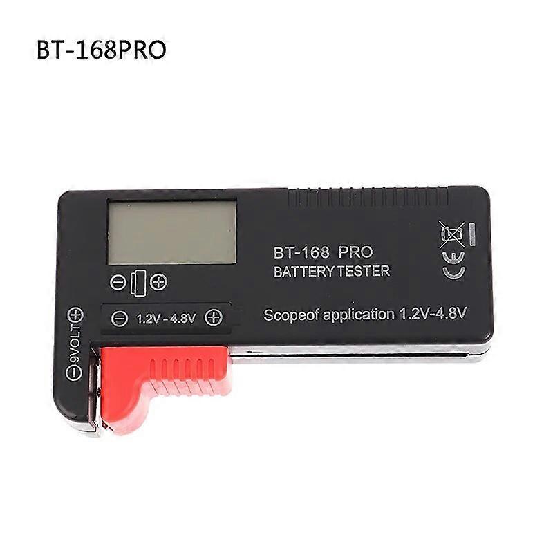 1Pc Digital Lithium Battery Capacity Tester BT-168D PRO Checkered Load Analyzer Display Check AAA AA Button Cell Tester