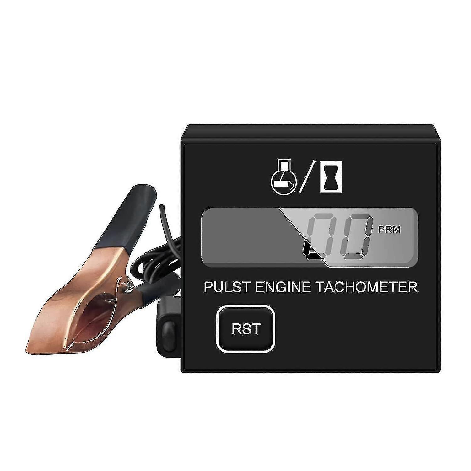 Digital Tachometer Small Digital Engine Tachometer Inductive Tachometer Digital Chainsaw Tachometer Replaceable Battery Waterproof Tachometer For Chai