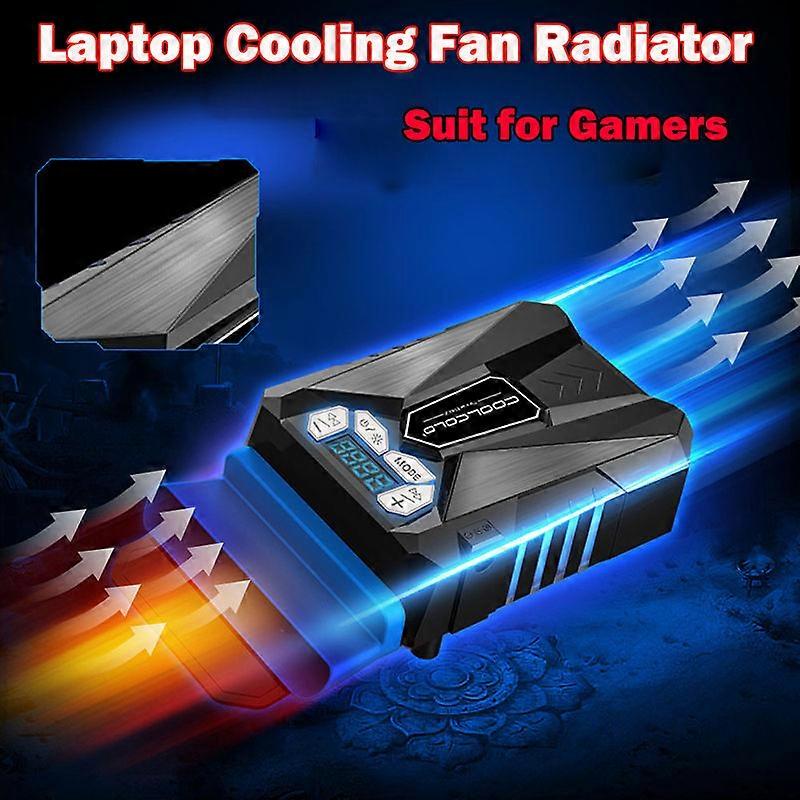 Redkid Portable LED Adjustable USB Laptop Cooling Pad External Cooler Fan Radiator Mute Air Extracti