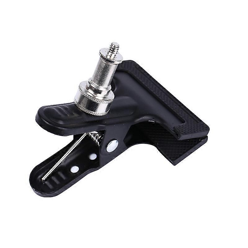 写真スタジオの背景クリップ背景クランプスピゴット付き1/4"ライトスタンド用ネジ、スタジオ背景、写真アクセサリー