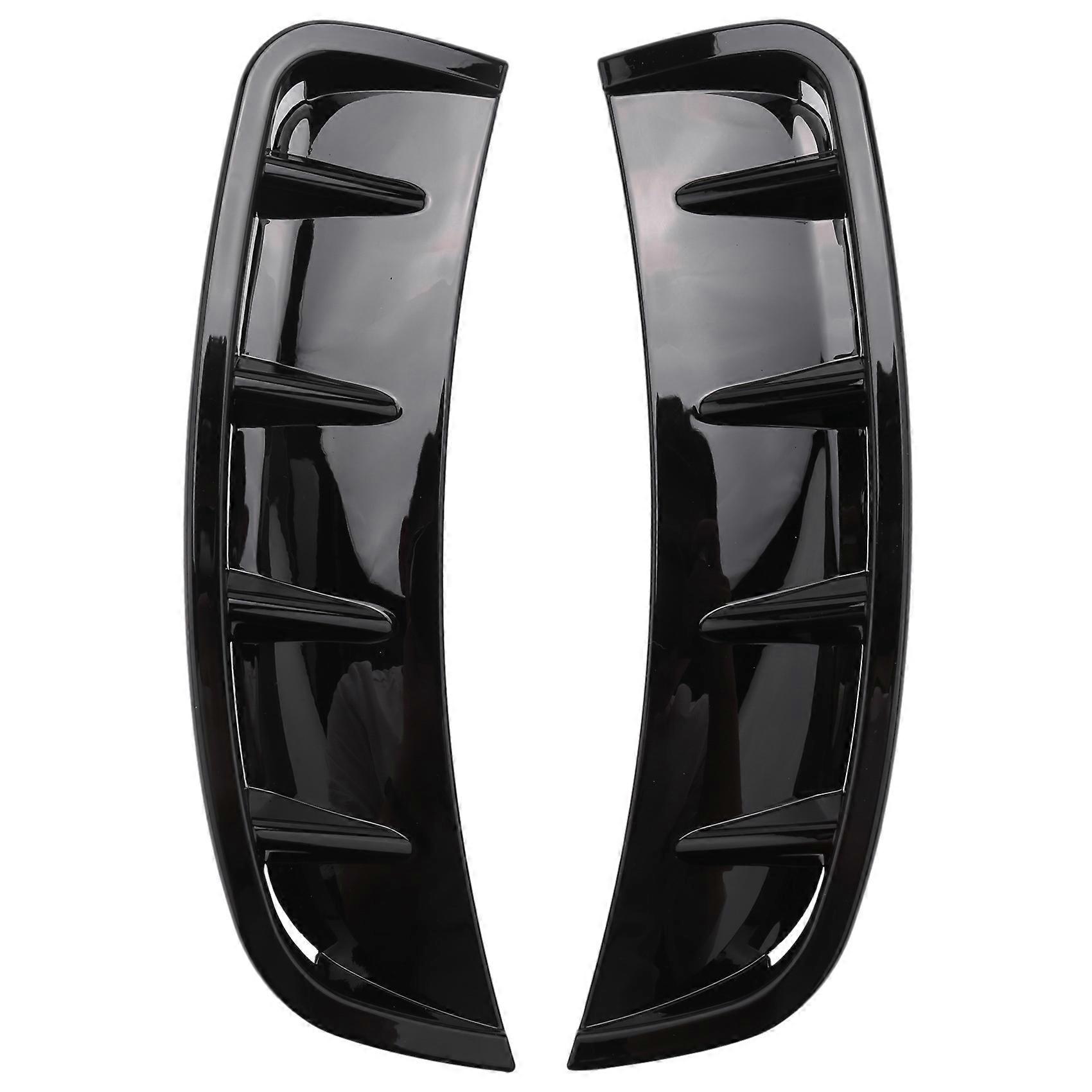 Black Front Wheel Side Canards Trim Decoration for - A-Class W177 A200 A250 A220 A35 2019 2020