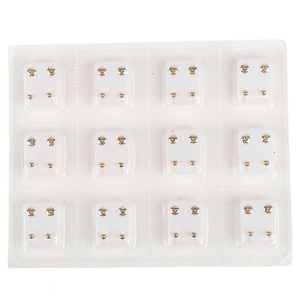 12 párů lékařské náušnice piercing nástroj ušní stud chirurgické ocelové náušnice šperky Z