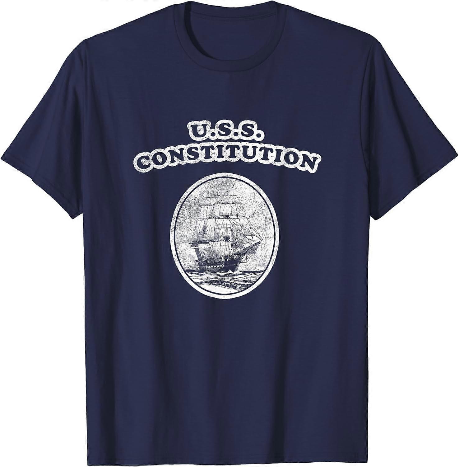 Retro USS Constitution T-Shirthudhuzs146