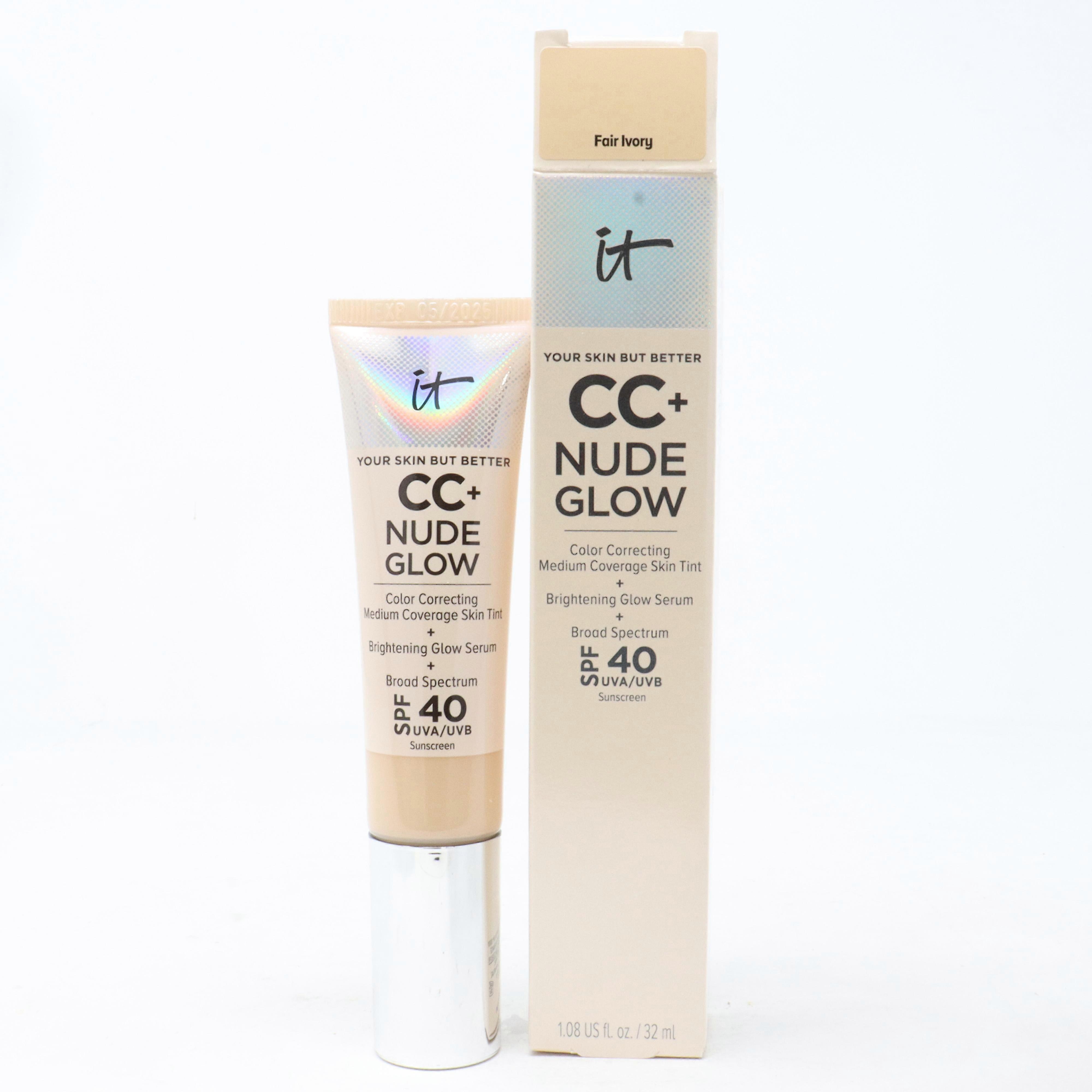 It Cosmetics Cc+ Nude Glow Spf 40 Foundation  1.08oz/32ml New With Box