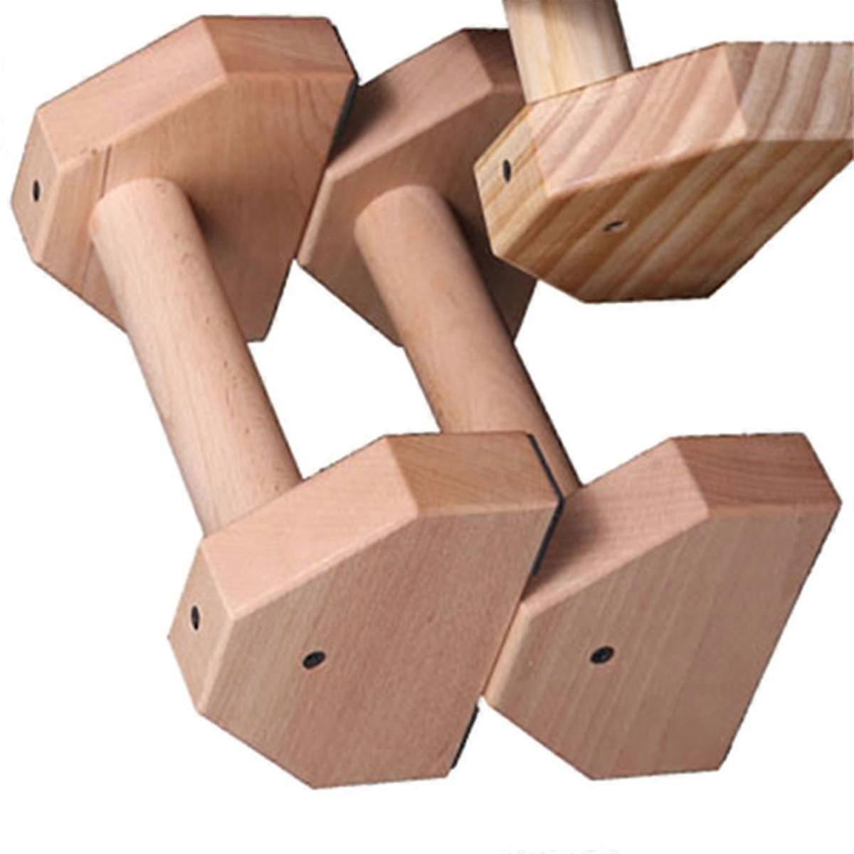 Supporto Barre Push Up In Legno Massello: Stabilità E Naturalezza Per I Tuoi Allenamenti A Casa