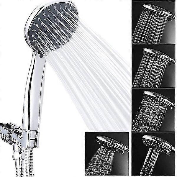 Bathroom Shower Head 5-speed Pressure Hand Shower Set Powerful Water Spray Ameri
