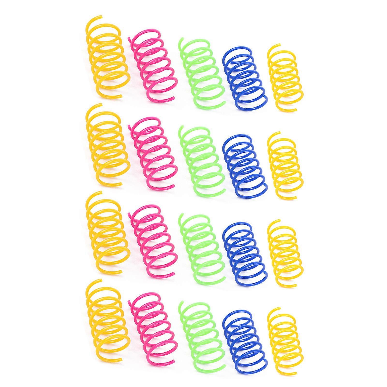 8/20Pcs Pet for Cat Spring Interactive Toys Durable Gauge Kitten Chewing Playing