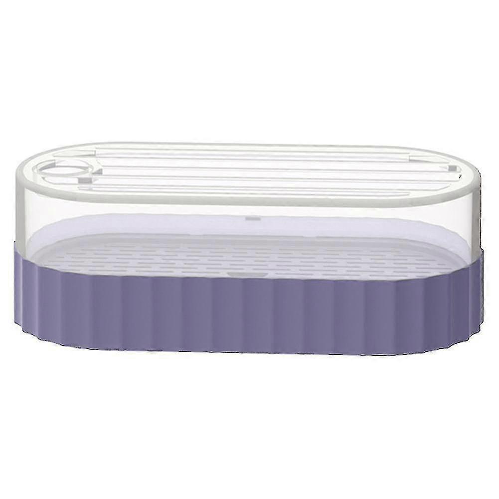 Plastic Sprout Planting Pot Box Bean Pea Sprouter Seedling Tray, C