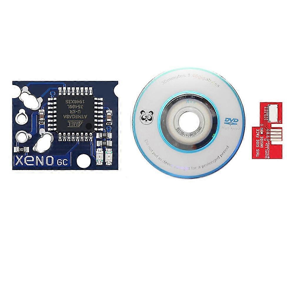 Sd2sp2 Adapter Replacement -sd Card Reader + V 0.5 Cd + Xeno Chip For Ngc Game Console, Ntsc-u-xeno-