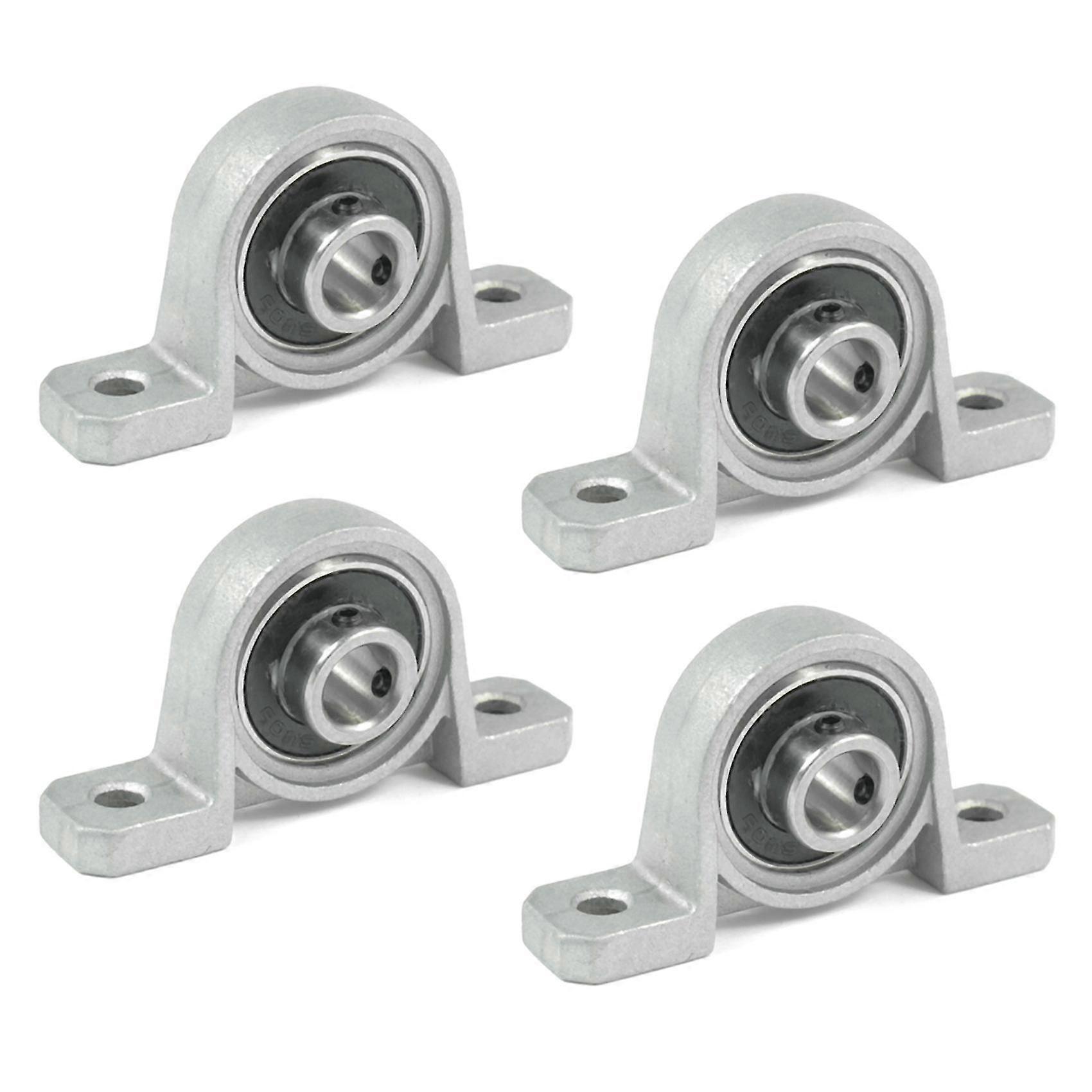 4x Kp08 Pillow Block Cast Housing 8 X 20 X 6mm Insert Ball Bearing