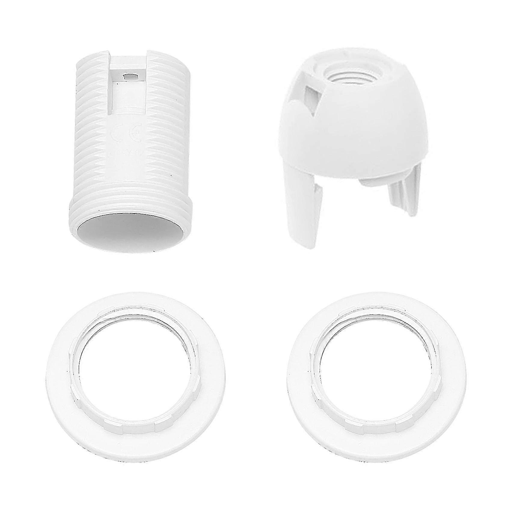 Plastic Shell Screw Type E14 Bulb Light Lamp Holder Socket Ac 250v 2a