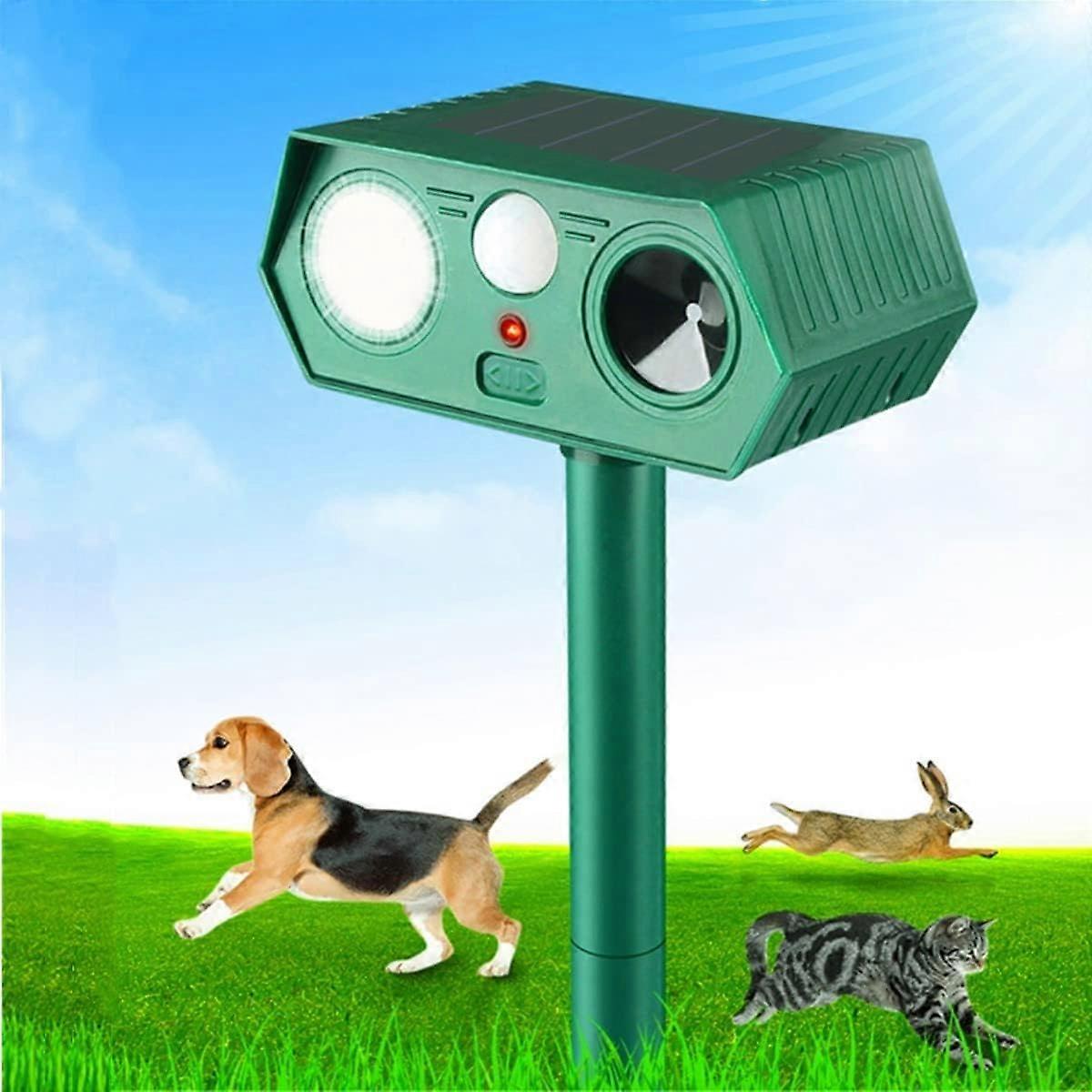 Ultrasonic Cat Repeller, Solar Powered Ultrasonic Cat Repeller IP45 Waterproof, Solar Powered Animal Repeller, Ultrasonic Cat Repeller, Outdoor Cat Re