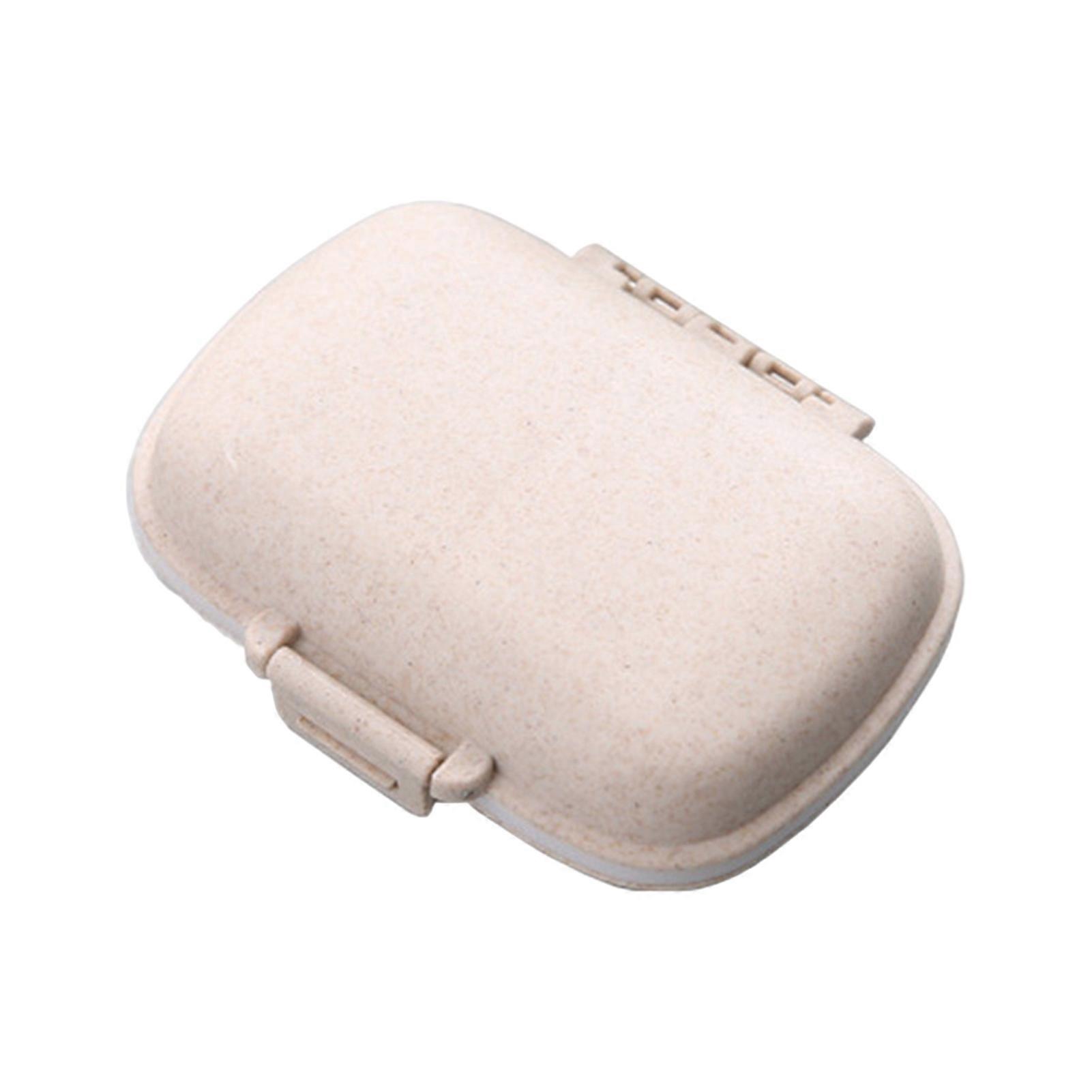 Translucent Visible Good Sealing Pill Organizer 8 Grids 7 Days Tablets Storage Compartment Box Home Supplies KAESI