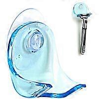 Plastic Bathroom Shaving Holder (Blue)