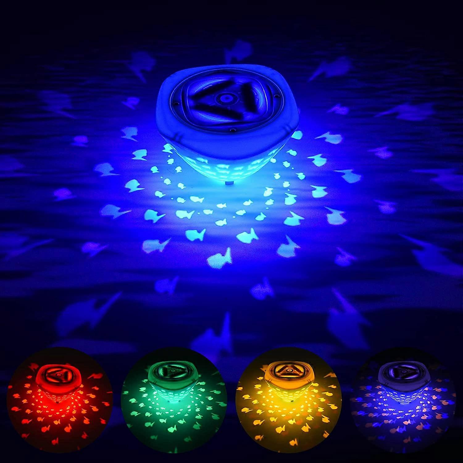 LED Pool Light,Waterproof Floating LED Light,IP67 with 6 Color Modes