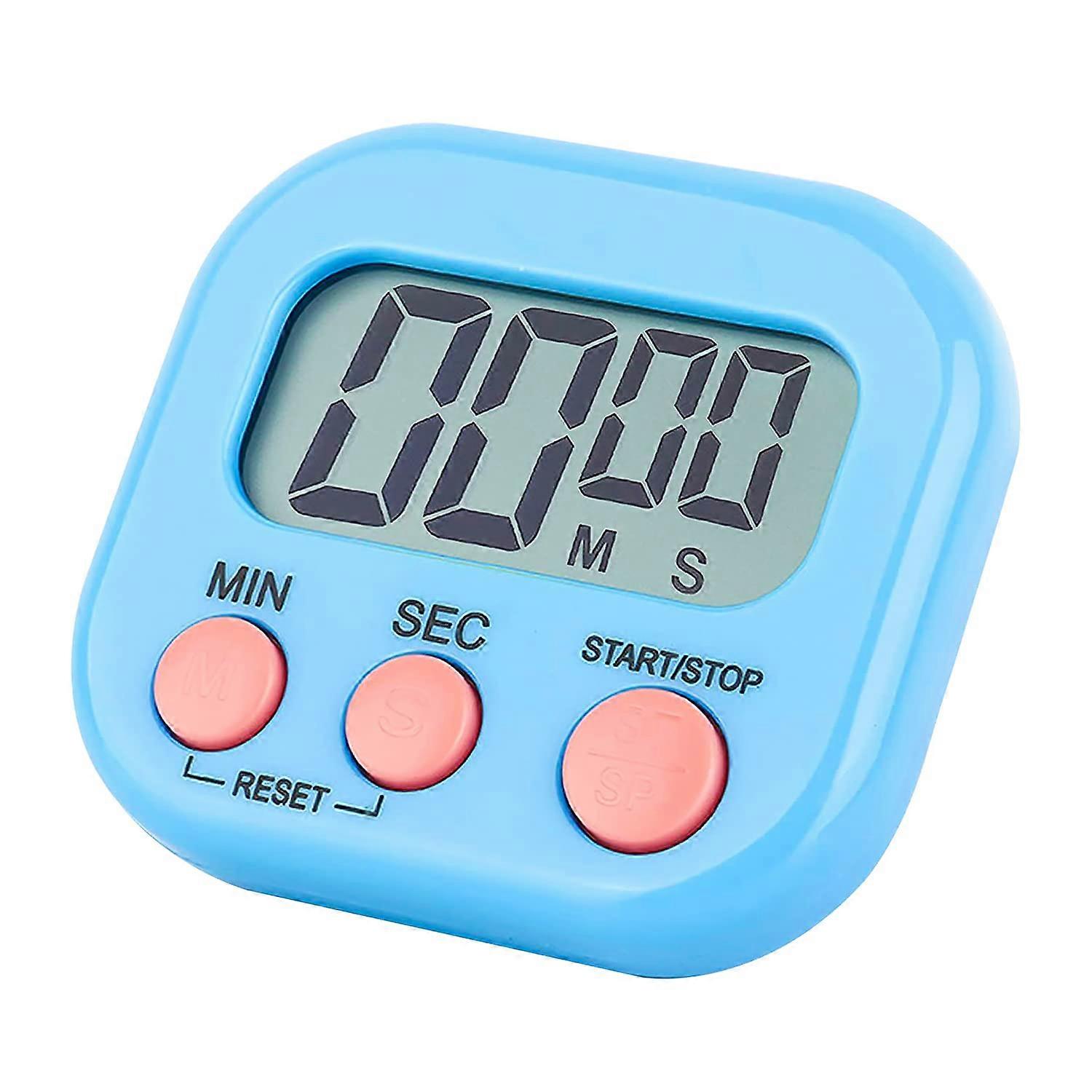 Magnetic Kitchen Timer Clock  Digital Visual Timer (Blue)