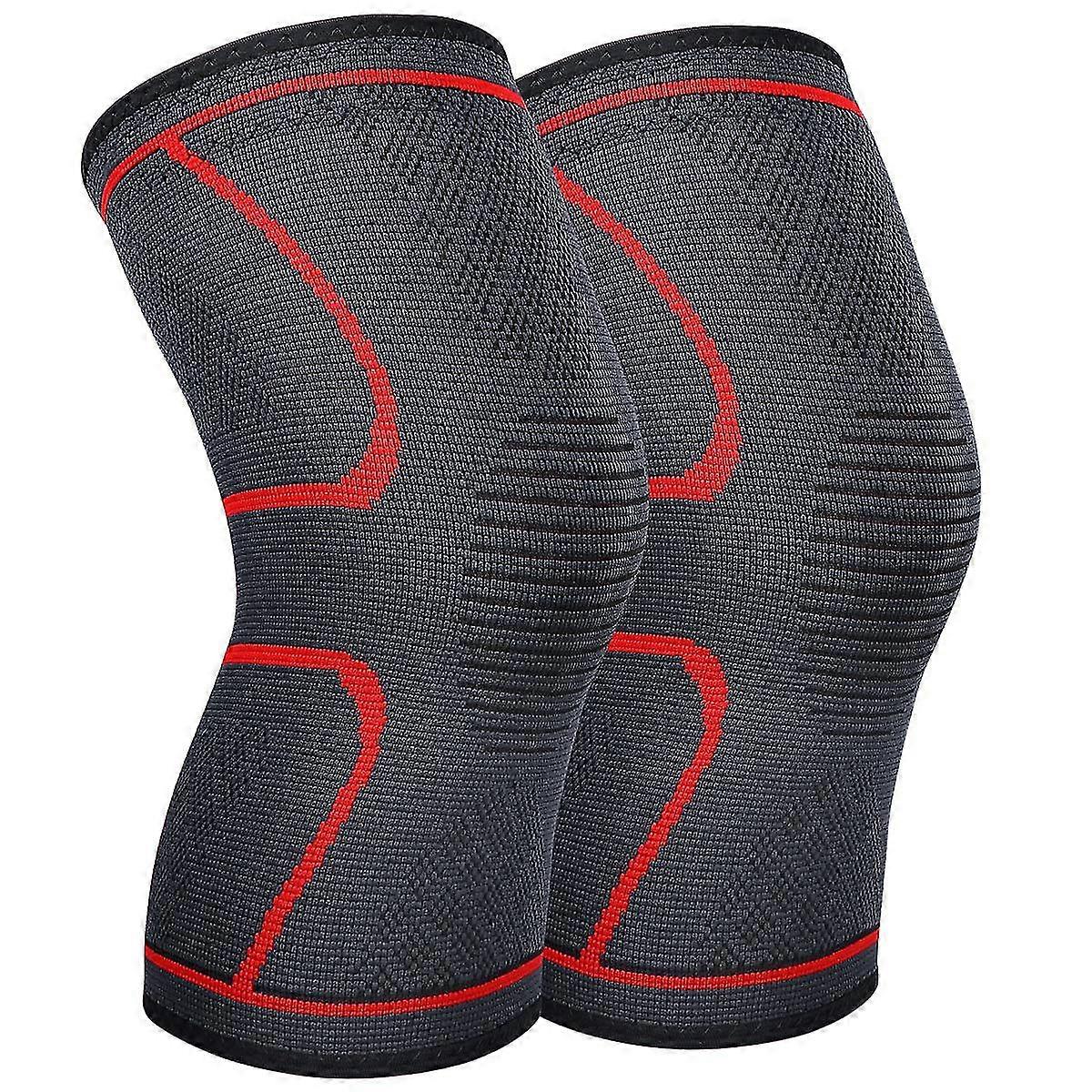 Knee Brace Support For Running, Squats, Weightlifting, Football 1 Pair