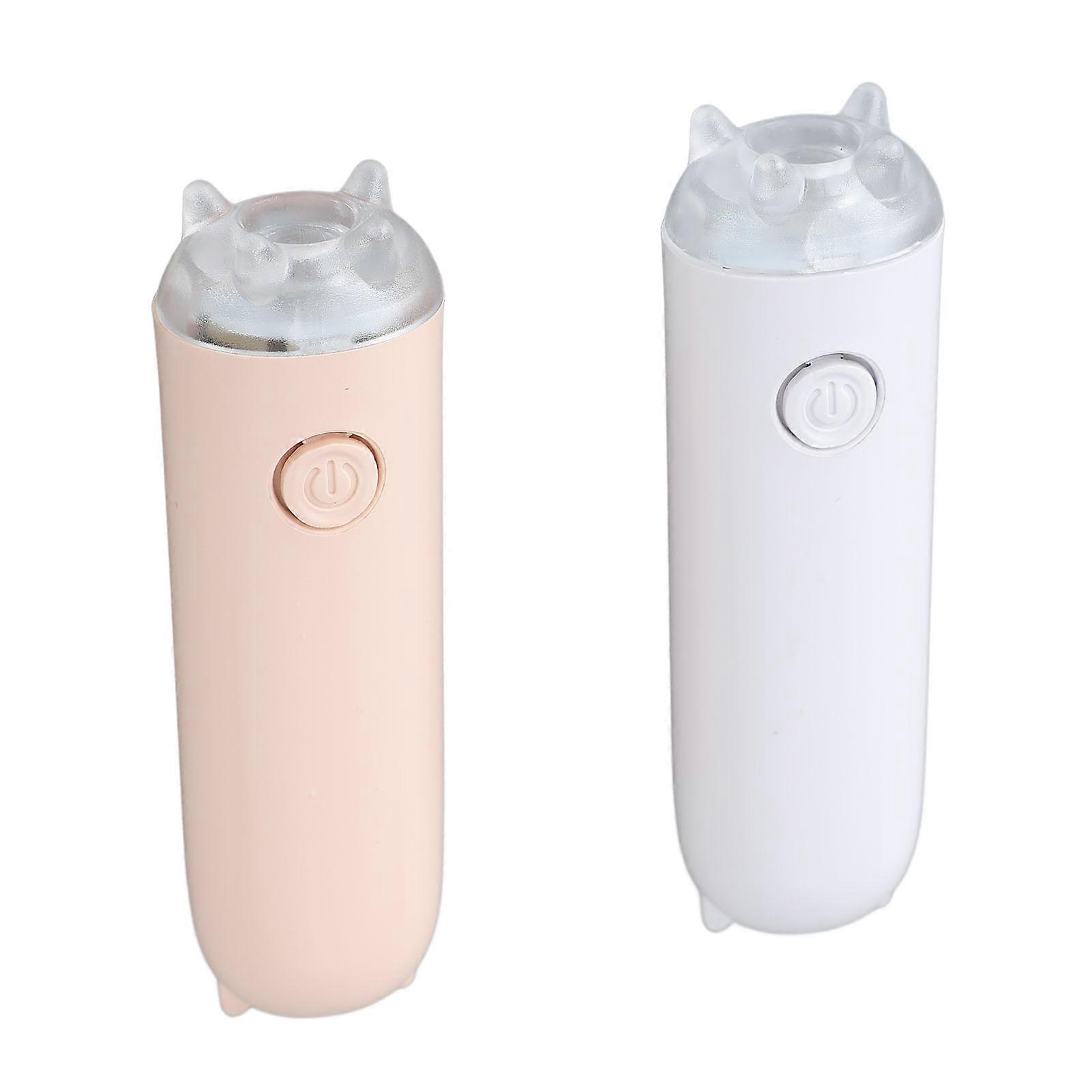 2pcs Portable Nail Curing Lamp USB Rechargeable Handheld Nail Polish Drying Lamp for Home Travel Use