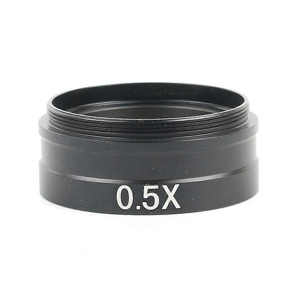 Professional Monocular Microscope Auxiliary Objective Barlow Lens 0.5X Install Thread 42mm for 10A
