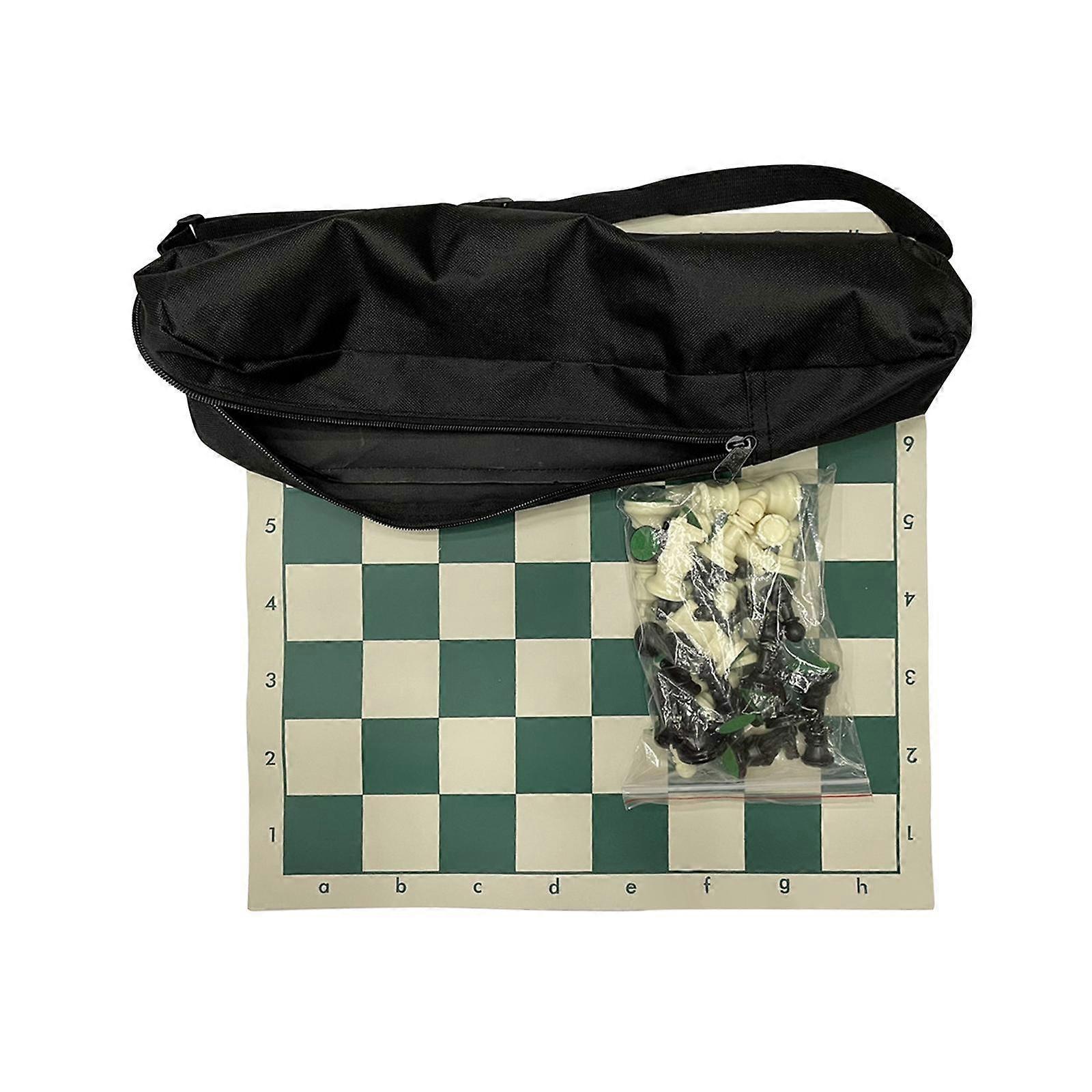 Portable Chess Set with Storage Bag Lightweight Chess Set for Travel Outdoor L
