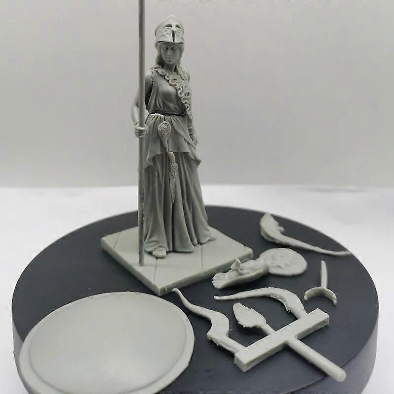1/24スケール 75mm 古代ギリシャの女神アテナ 組み立てモデルキット ミニチュア レジンフィギュア 組み立て・未塗装 ジオラマ玩具