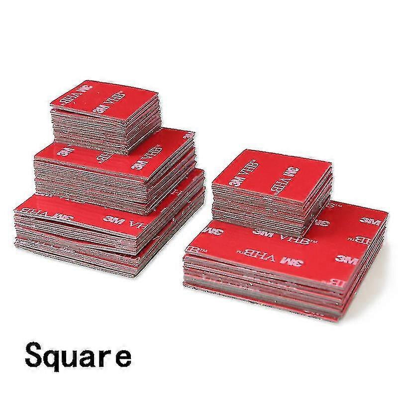 3m Double-sided Adhesive Vhb Strong Car Transparent Tape To Fix Mobile Phone Holder Etc Square Round