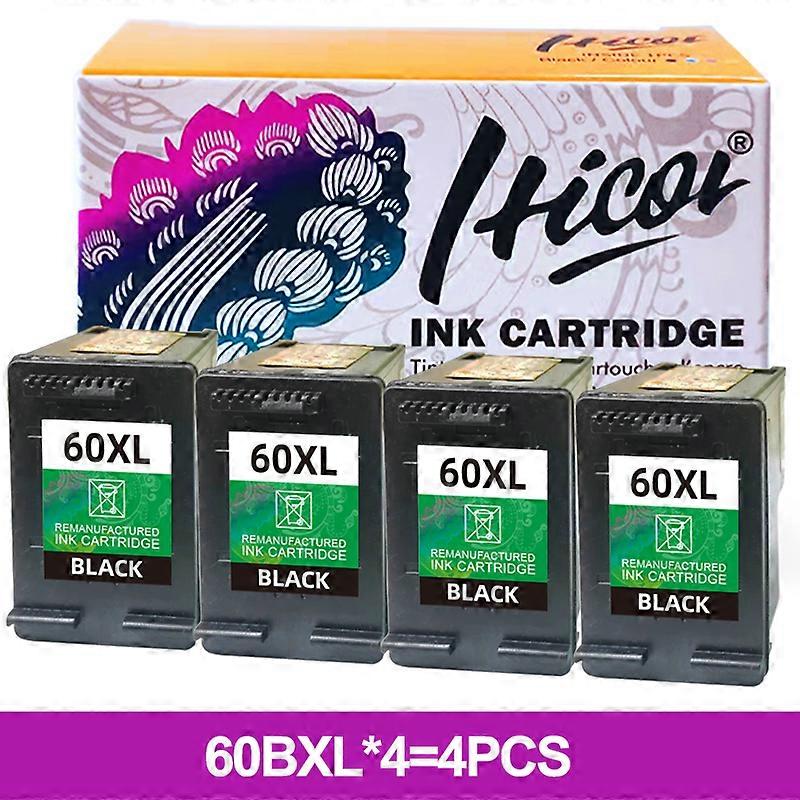 Remanufactured 60XL ink cartridge 60 compatible for hp photosmart C4780 C4783 C4795 C4799 D110a F2400 Deskjet D1660 D1663