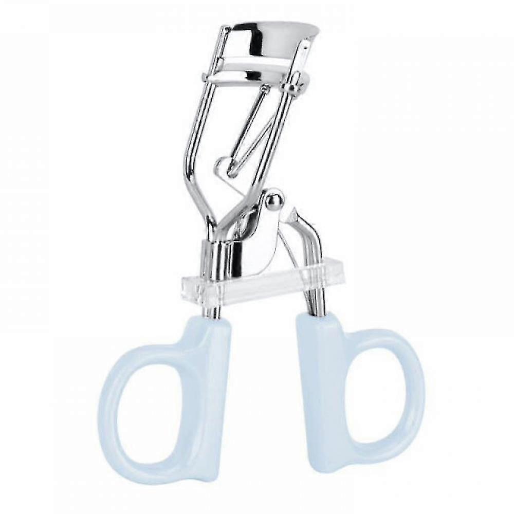 Mike 3pcs Curling Eyelash Clip, Portable Stainless Steel Eyelash Curler, 45-degree Wide-angle Design For Lasting And Curled Lashes(blue)