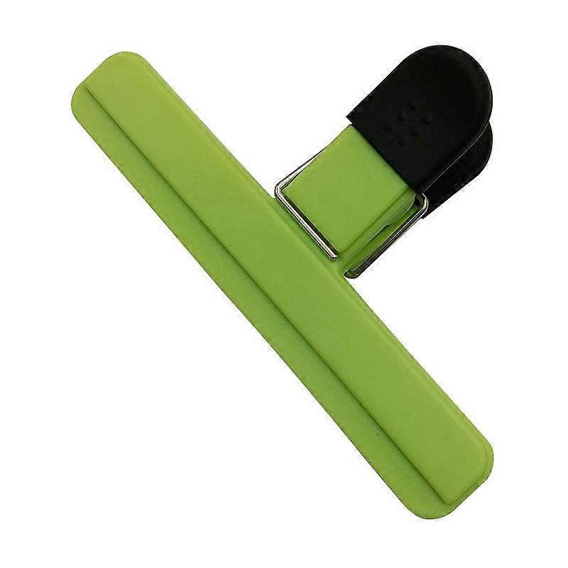 2pcs Green Kitchen Storage Accessory Multifunctional Plastic Food Bag Sealing Clip