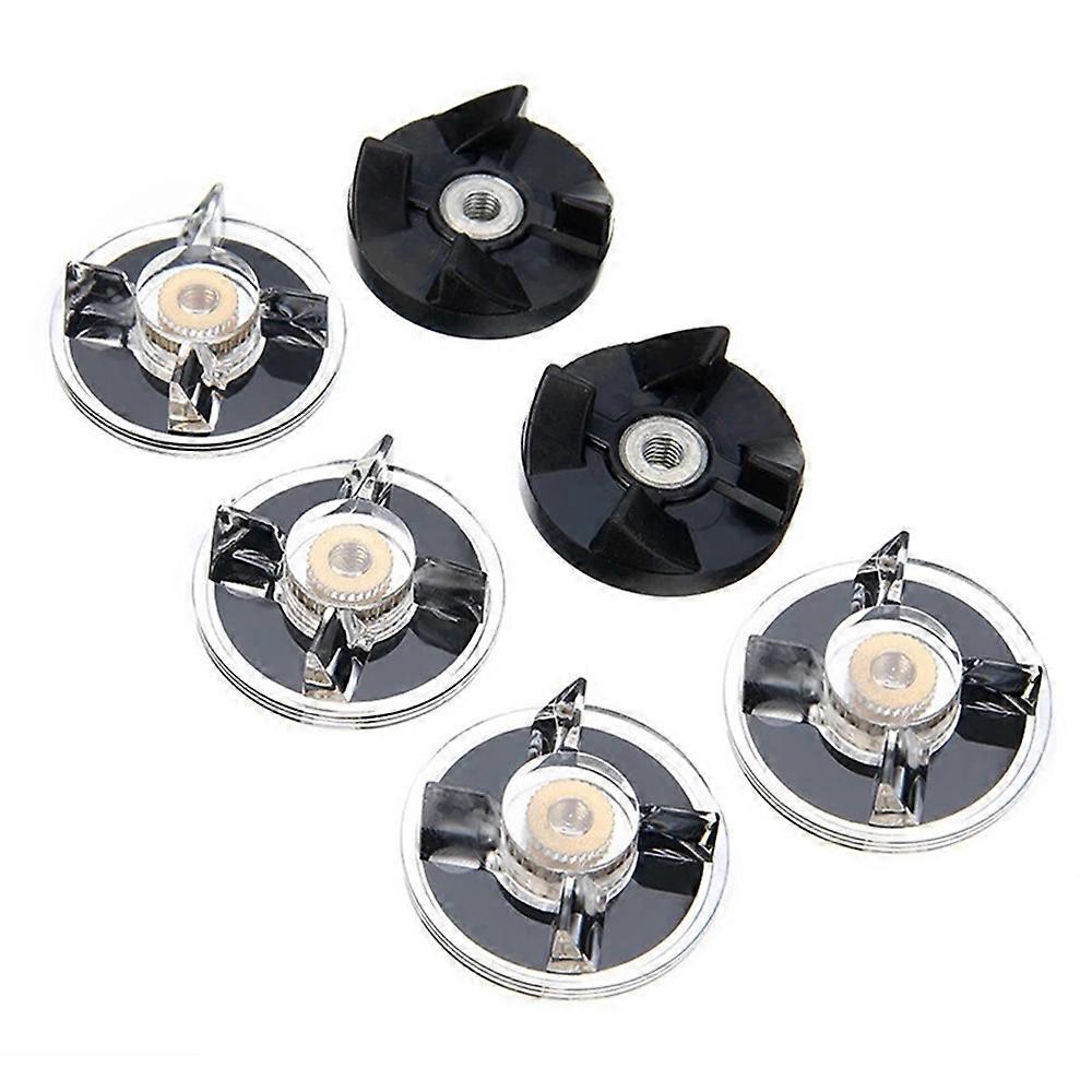 4 Plastic Gear Base + 2 Rubber Gear for Magic 250W Blender Replacement Spare Parts