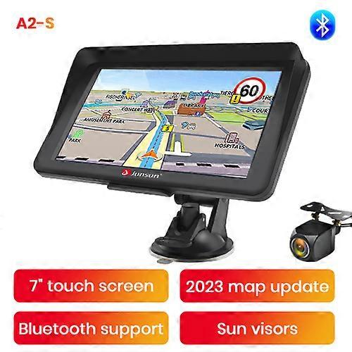 Junsun D100 Car GPS Navigation 7 Inch Touch Screen 256M+8G FM Voice Prompts Europe New Map Free Update Truck GPS Navigators