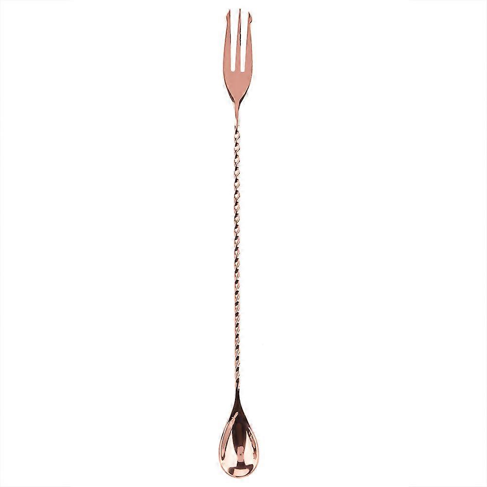 2 Stainless Steel Long Handle Cocktail Spoon Mixing Tool