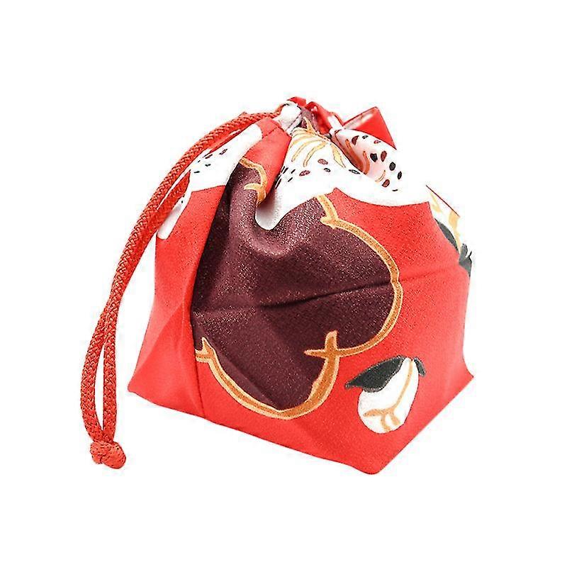 Fabric Drawstring Pouch For Storage Coin-c