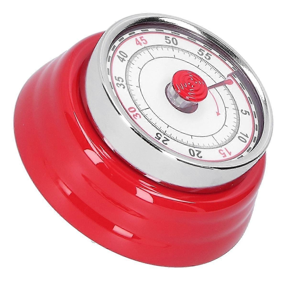Kitchen Reminder Mechanical Timer Learning Clock Kitchen Timer Reminder Mechanical Timer (red)(1pcs)