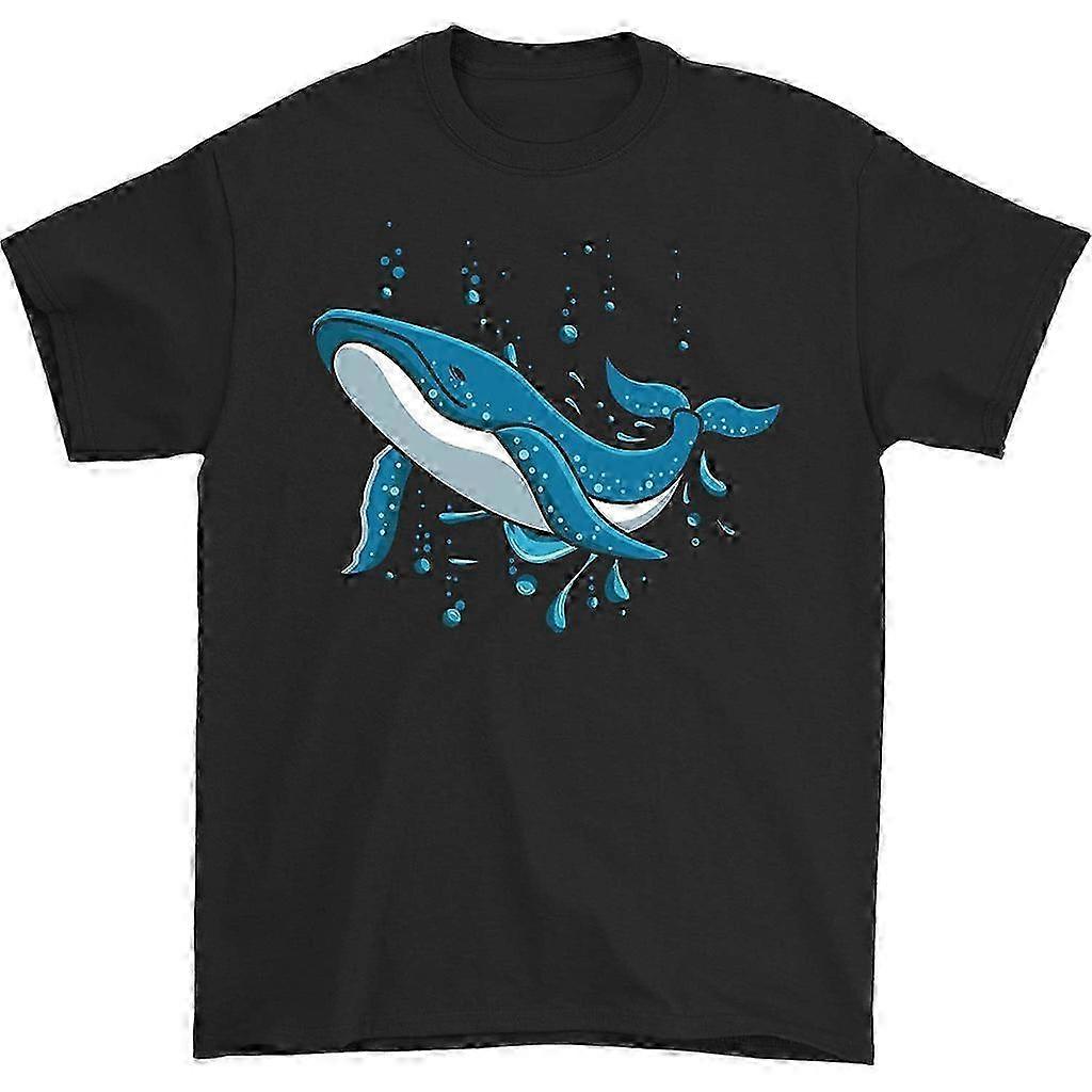  Whale Shark Water Splash Crew Neck