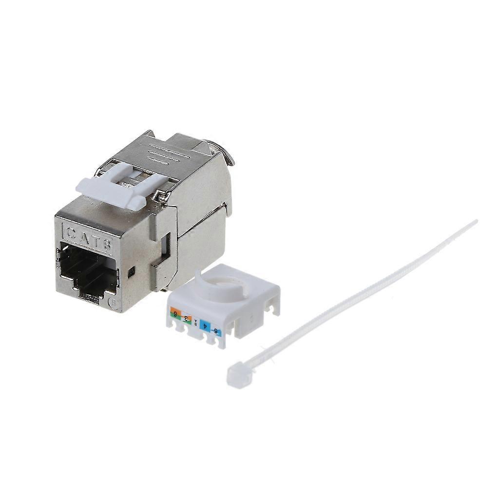 RJ45 interface Socket Zinc Alloy Module Cat6 Cat6A Network Connector Adapter
