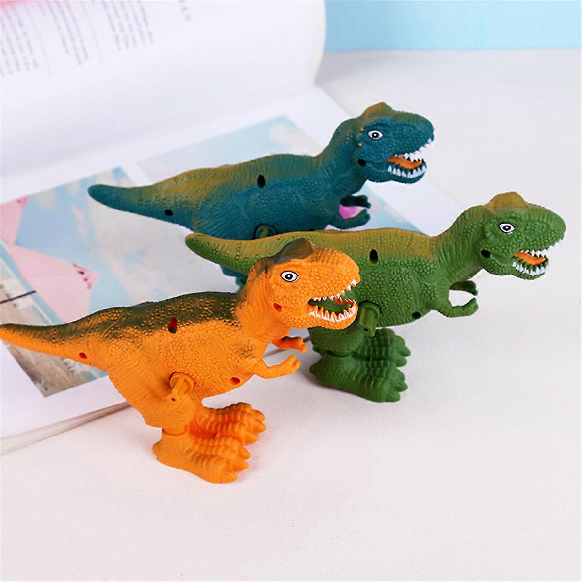 Novelty Dinosaur Wind Up Toys Clockwork Walking Kids Classic Educational Toy