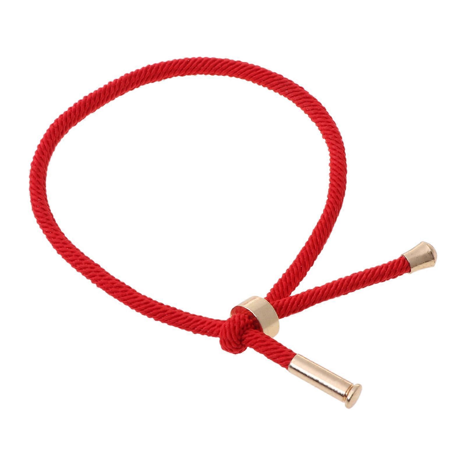 DIY Kabbalah Red String Bracelets Adjustable Red Rope Bracelet for Girlfriend