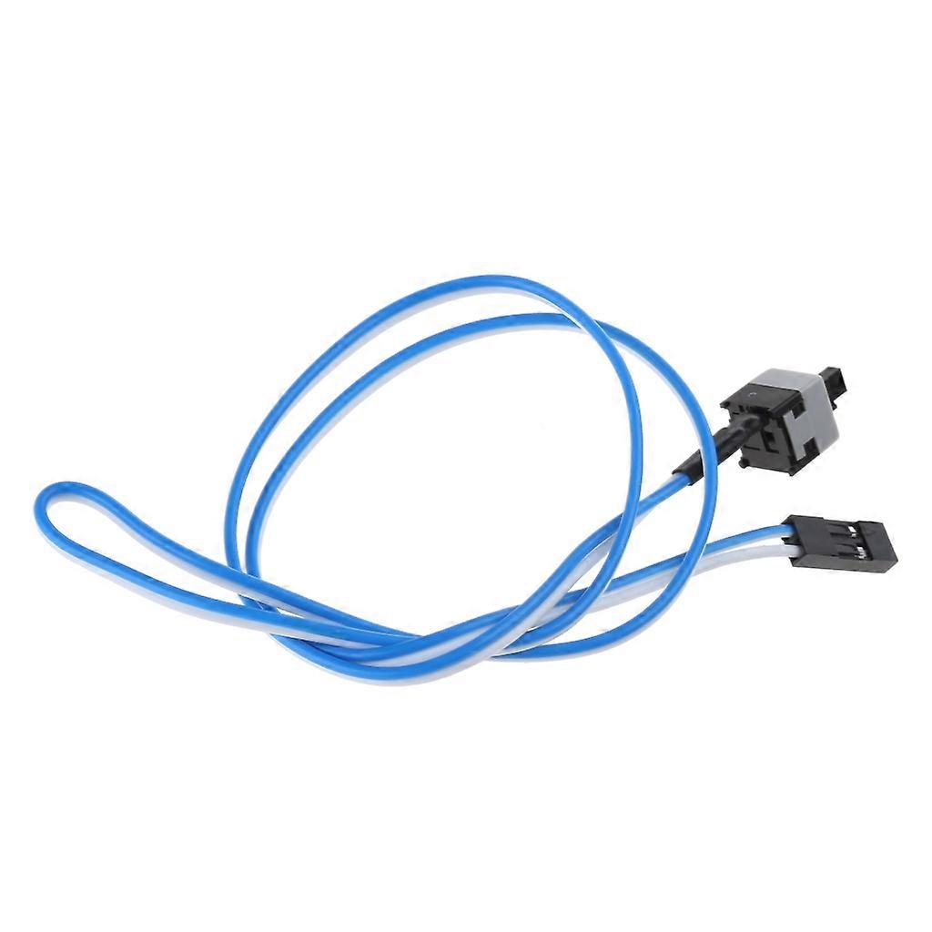 2 PCS PC Motherboard Cable Power Supply I/O Reset Button Switch Line Replacement