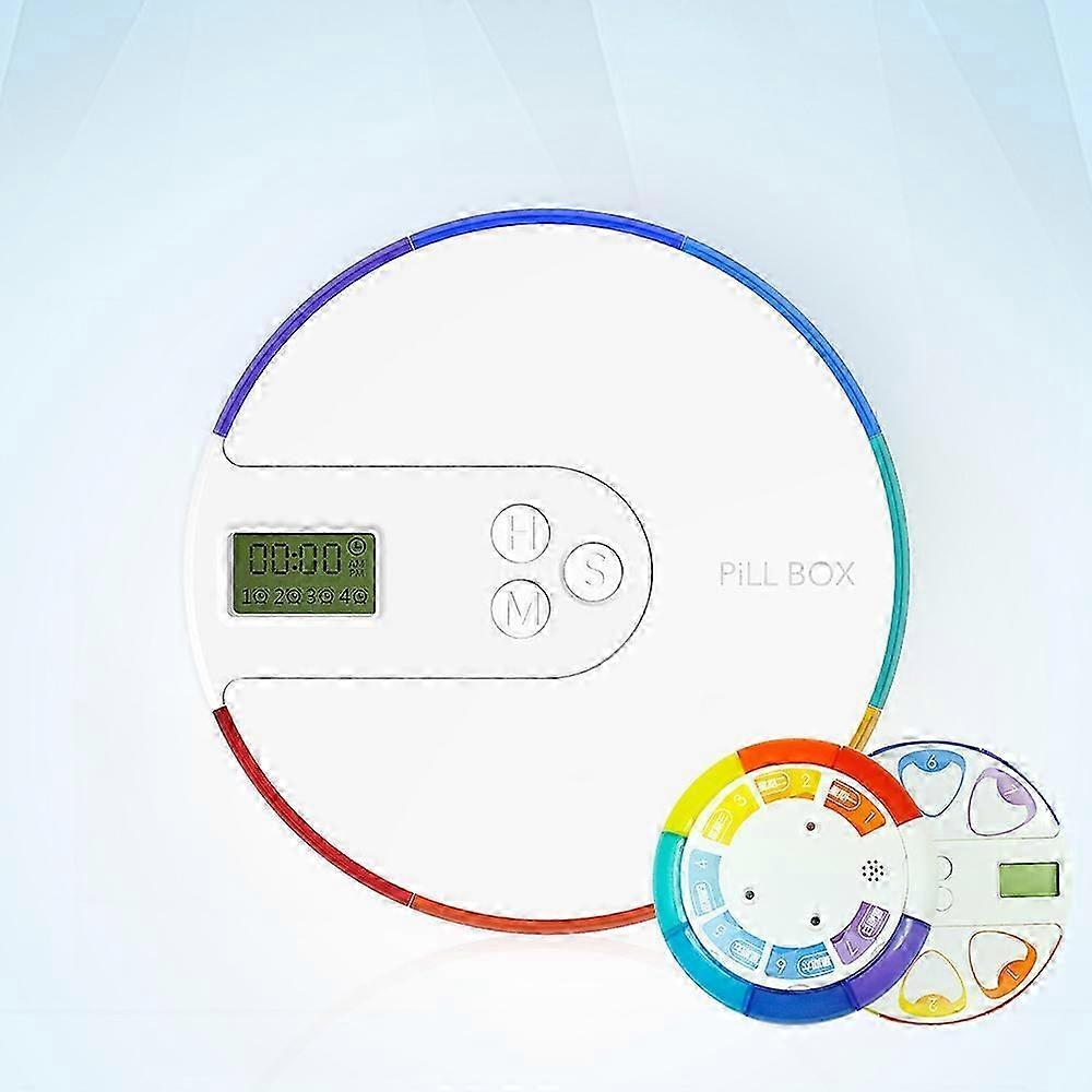 Automatic Pill Dispenser With 7-day Electronic Medication Organizer