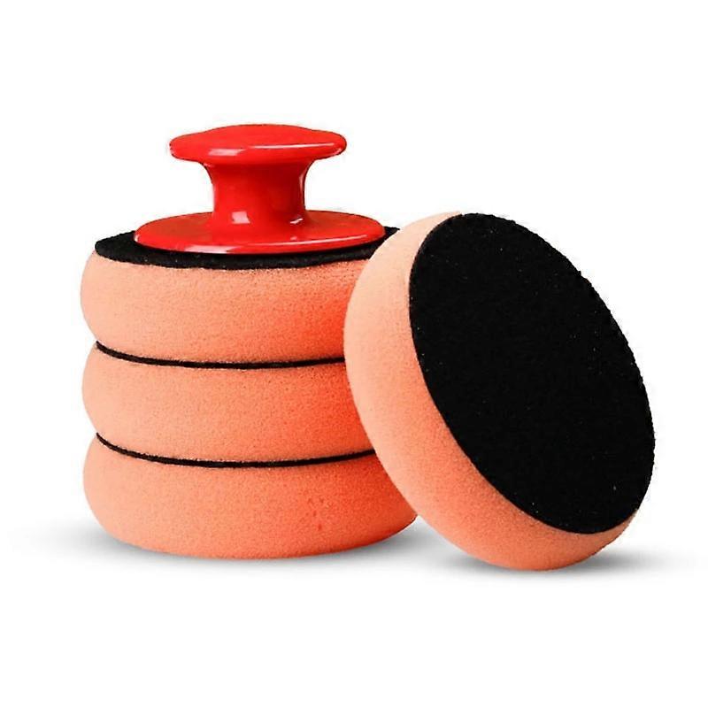 Auto Wachs Waschen Polieren Pad Schwamm Reinigung Schaum Kit Frottee Mikrofaser Applikator Pads Greifer Griff Auto-Styling