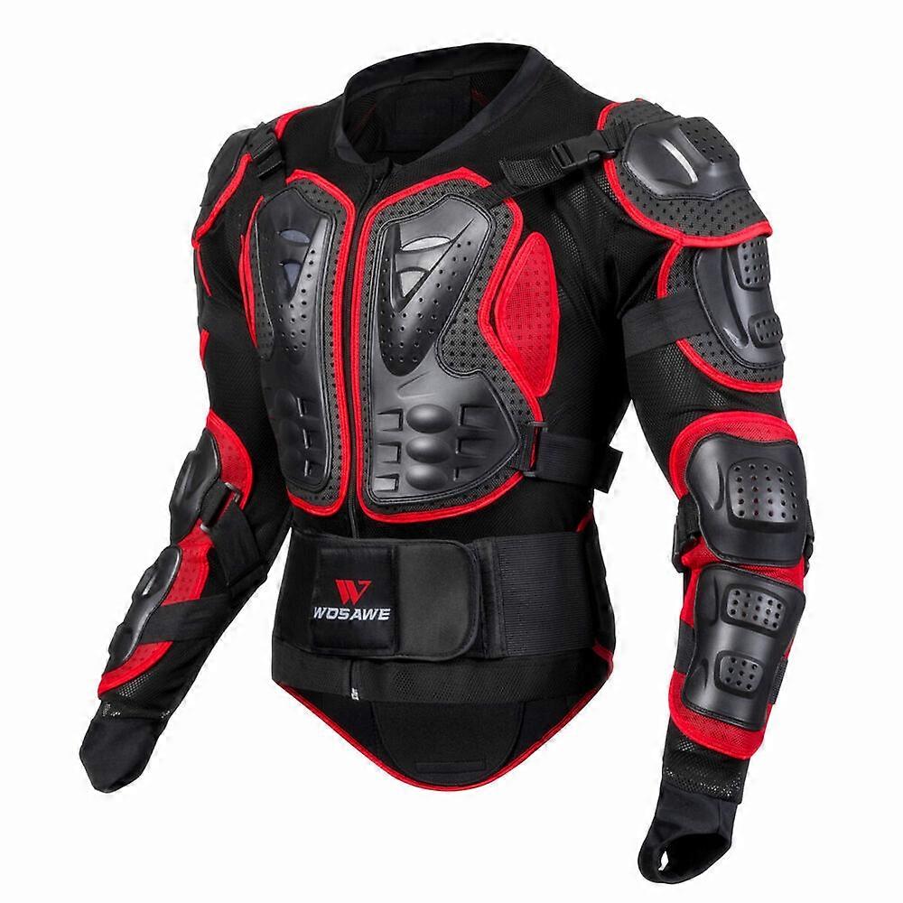 Motorcycle Full Body Armored Jacket Back Chest Spine Protector Off Road Guards