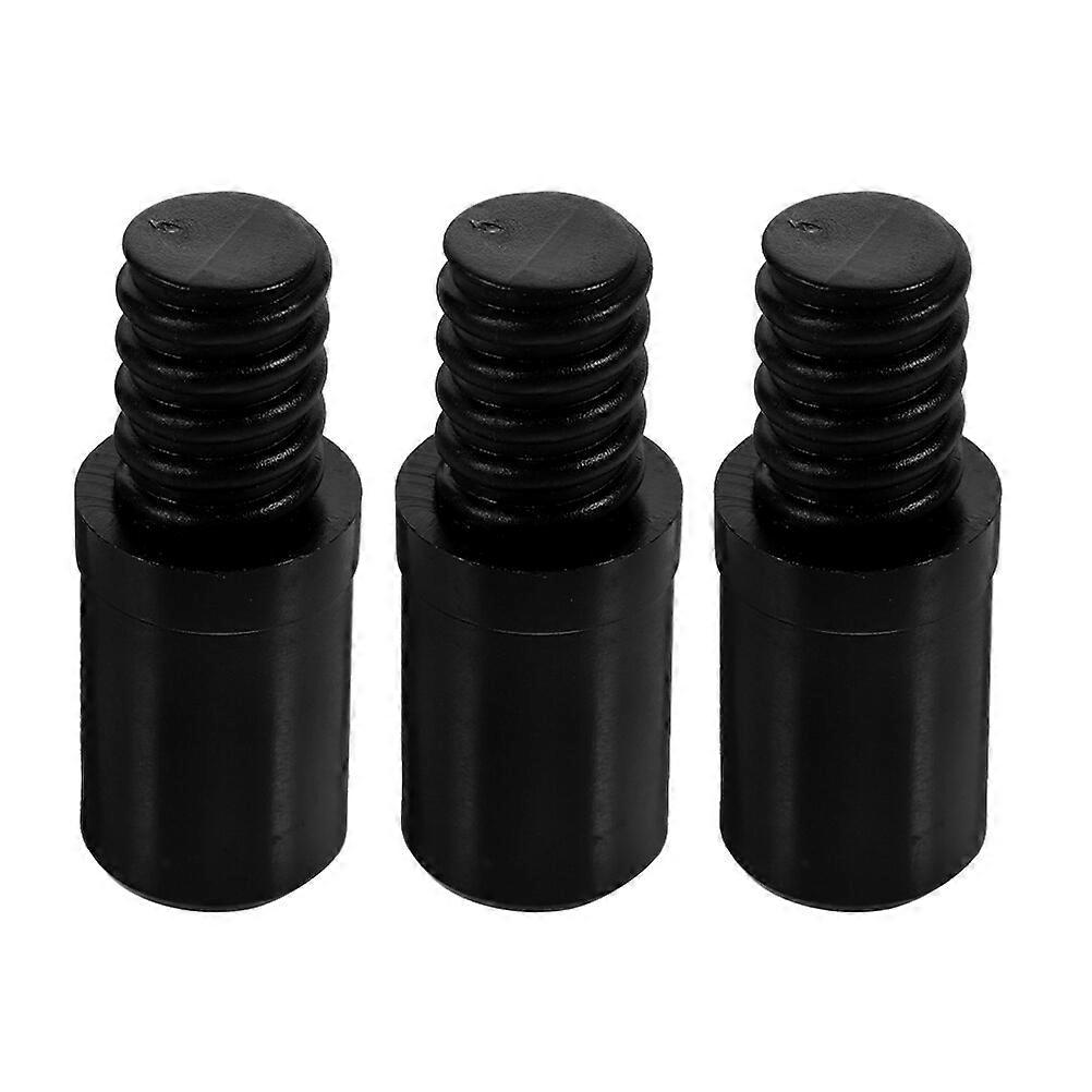 3pcs Threaded Tip Replacement Threaded Tip Repair Mop Handle Pole Handle Accessory