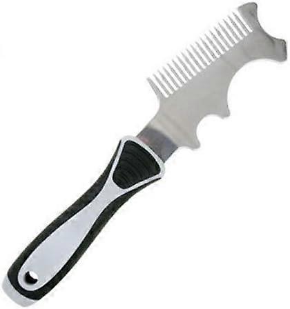 Paint Scraper,multi-function Comb Scraper,8 in 1 Stainless Steel Painters Tool,Can Opener,Putty Knife,Bristle Sorting Comb,Paint Roller Cover Scrape