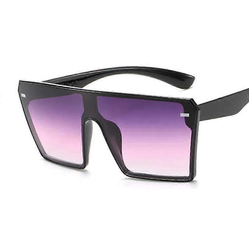 Ochelari de soare pătrate supradimensionate Brand de modă femeie Cadru mare Ochelari de soare pentru femei One Piece Șofer în aer liber Gradient Oculos De Sol
