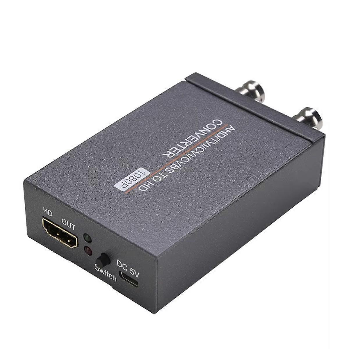 AHD/TVI/CVI/CVBS to -Compatible Adapter 3MP/4MP/5MP/8MP 720P/1080P 60HZ Full HD Camera Signal Conve