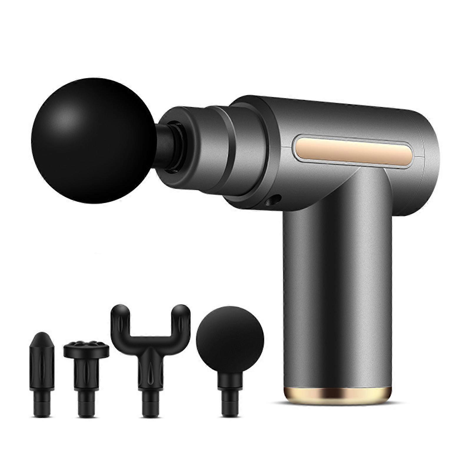 Deep-Tissue Professional Percussion Massager with 4 Massager Head, Whisper Quiet Operation