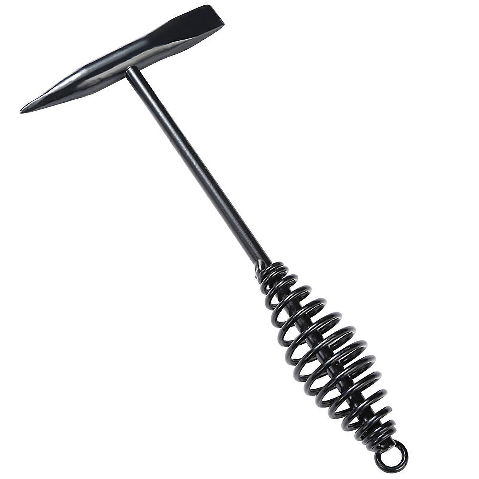 Spring Handle High Hardness Slag Hammer Carbon Steel Hand Tool for Welding Mengxi